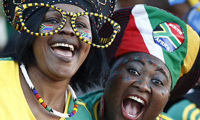 Gorgeous South African fans