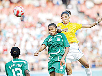 Falcons in action