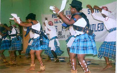 *A cultural performance by the corps members