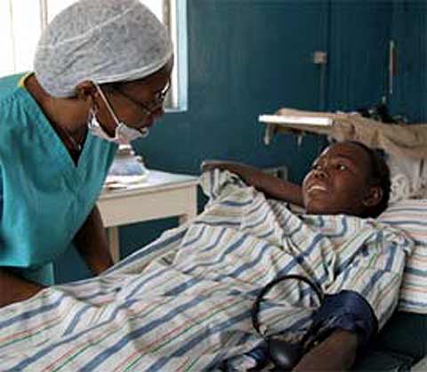 Doctor and patient