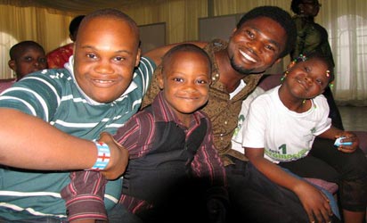 *Children living with Down Syndrome last week during the activies to herald the maiden World Down Syndrome Day in Nigeria.