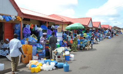 The Caring Heart Market initiated as part of Mimiko's community development programme