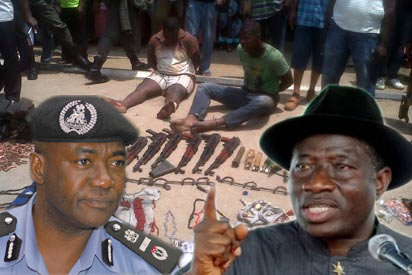 IGP Abubakar and President Jonathan