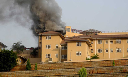 Obasanjo's house in Abeokuta.