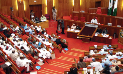 David Mark presiding over Senate plenary