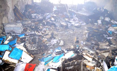 After the fire...