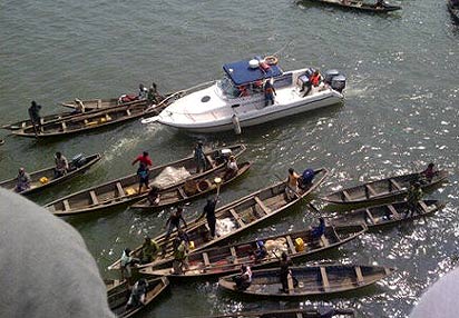 Rescue operation on the Lagoon.