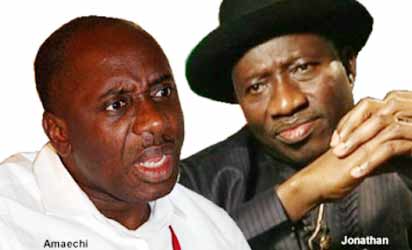 Gov. Amaechi and President Jonathan