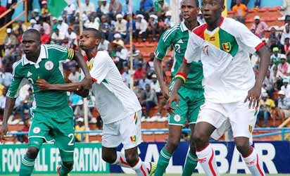 Eaglets vs Ivory Coast during the group matches