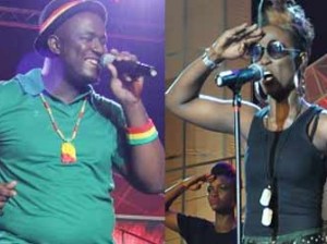 Moses and Debbie performing...Nigerian Idol season 3