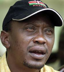 Uhuru Kenyatta.