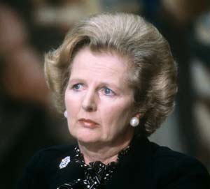 A picture dated September 9, 1980 shows British Prime Minister Margaret Thatcher attending the 5th Franco-British summit in Paris. Former British prime minister Margaret Thatcher, the "Iron Lady" who shaped a generation of British politics, died following a stroke on April 8, 2013 at the age of 87, her spokesman said. AFP PHOTO