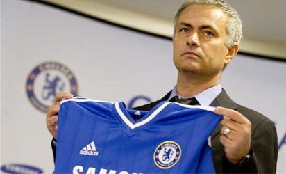 New Chelsea FC manager, Jose Mourinho unveiled to the press at Stamford Bridge on Monday, June 10, 2013