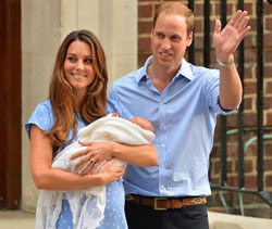 Kate, William  and their baby