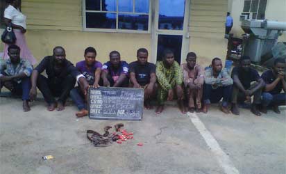 The kidnap suspects