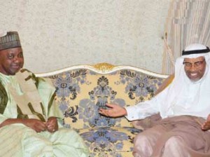 Vice President Namadi Sambo received the President of Islamic Development Bank, Dr. Ahmad Mohamed Ali Al-Madani during a courtesy call at Makka Conference Palace Hotel On Sunday