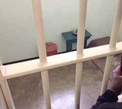 *Nelson Mandela’s cell in Block B, always kept neat