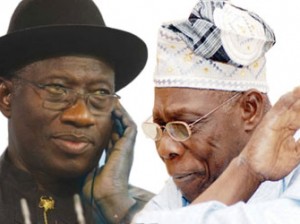 President Jonathan and Chief Obasanjo