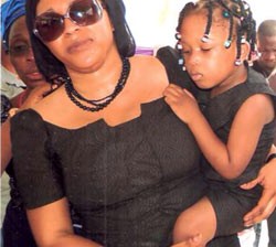 *Helen Onokpite and daughter