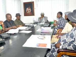 From left: Mr Charles Kumolu, Barrister Jesutega Onokpasa, Engr. Charles Ambaiowei, Mr. Hugo Odiogor, Elder Fred Agbeyegbe, Mr Kingsley Eppeh Kpobiri Kingsley and Mr. Agbereowei Ebi Benson Photo: Akeem Salau
Online Editor