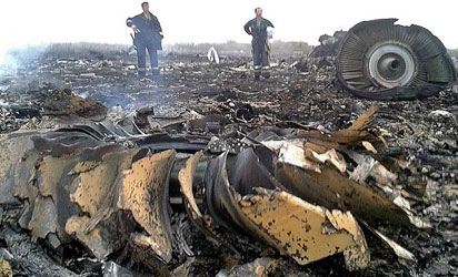 Site of Malaysian jet crash