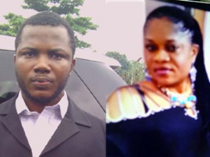 The suspect, Kelechi Williams and late Njideka Lizzy Nzewe