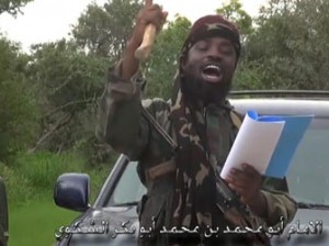 File: Shekau in the video released to AFP. Photo: AFP.