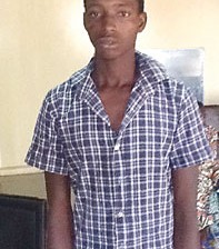 The prime suspect - 20-year-old Adamu Ibrahim
