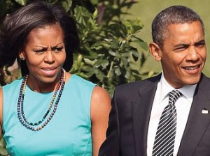 Meal out: Obama said his plastic problems occurred at a restaurant during the U.N. General Assembly last month, which is the same time he visited Estela.