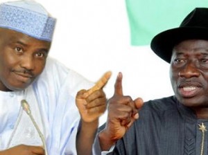 Tambuwal and Goodluck Jonathan