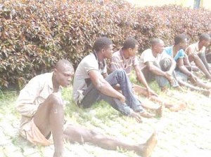•Suspected cultists paraded by Ondo Police.