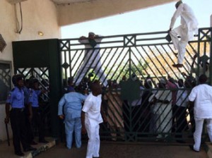 Lawmakers at the National Assembly Thursday.