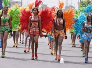 PARTICIPANT AT CARNIVAL CALABAR 2014 GRAND FINALE ON SATURDAY.