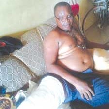 *Chief Ojimba... recuperating following deadly attack.