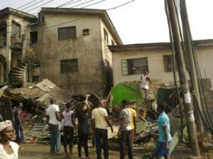 •Scene of the accident.