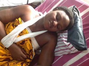 A victim of political violence in Rivers State