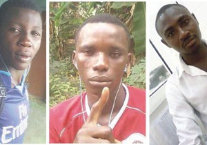 suspect ...Defemi Oladega, Odukoya Deji, Oladeji Hoteyin