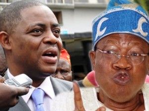 Femi Fani- Kayode and Lai Mohammed