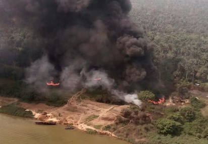 Delta Safe: Air Force Bombs Illegal Oil Refineries and Barges with Gunship