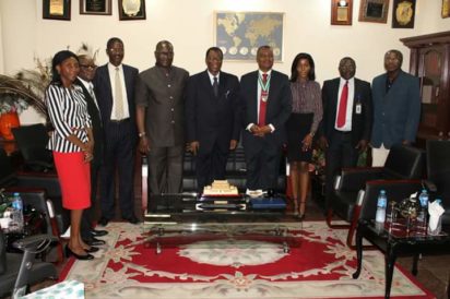 Members of ICAN and Otunba Gbenga Daniel