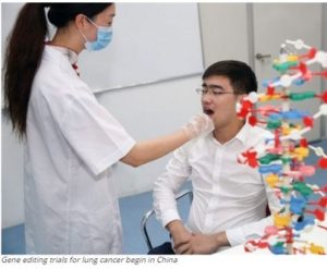 Gene editing trials for lung cancer begin in China