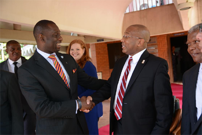 From Left: The President Benson Idahosa University, Bishop Faith Emmanuel Idahosa. President Delaware State University, Dr. Harry Lee Williams