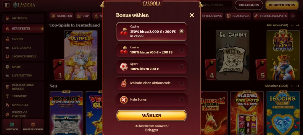 casoola casino online