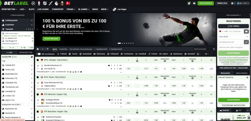 Betlabel wetten
