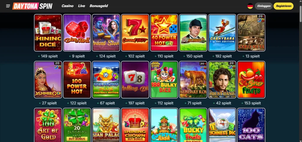 daytona casino spiele