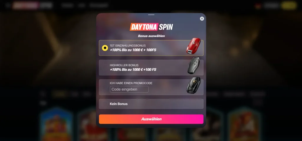 daytona casino registrierung