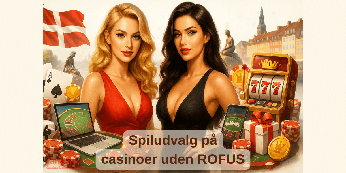 Spiludvalg på casinoer uden ROFUS Spiludvalg på casinoer uden ROFUS