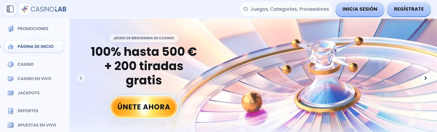 Lobby de CasinoLab