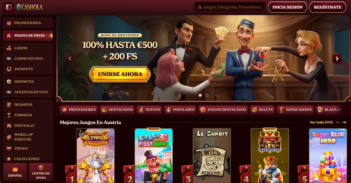 Casoola casino fuera de España