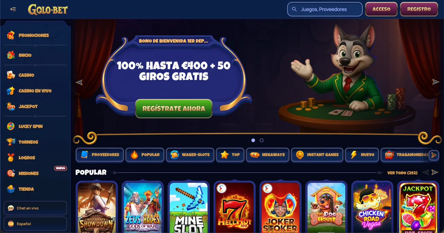 Golobet casino online extranjero